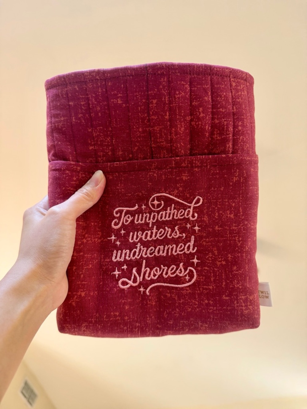 Embroidery Book Sleeve
